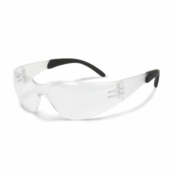 Radians Safety Glasses, Wraparound Clear Polycarbonate Lens, Anti-Fog,  MRR111ID